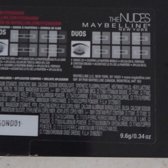 Maybelline Eyeshadow palette NWOT - Picture 5 of 5